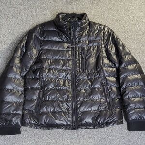J. Crew Down Quilted Puffer Jacket Size Medium in Black